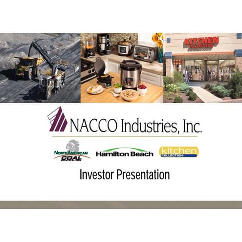 Nacco Investor Presentation
