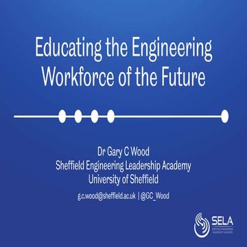 Educating the Engineering Workforce of the Future