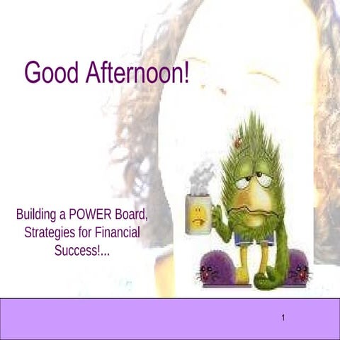 Building a Power Board, Strategies for Success