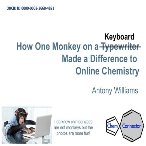 How One Monkey on a Typewriter Made a Difference to Online Chemistry