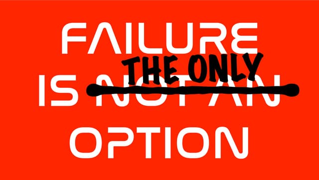 NCAGT 2020 - FAILURE IS THE ONLY OPTION