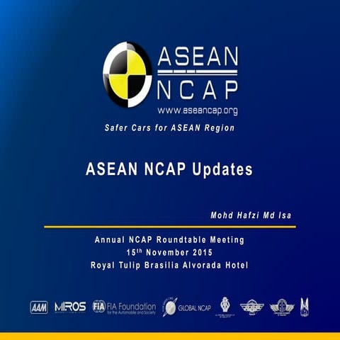 NCAP Roundtable ASEAN NCAP | PPTX