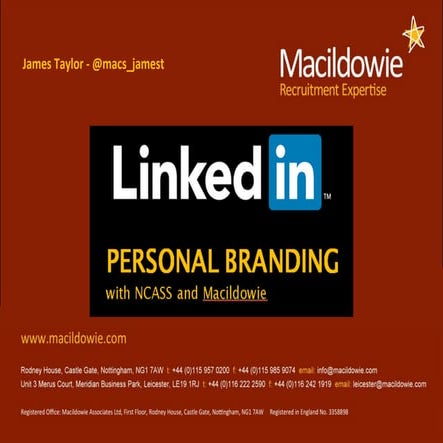 NCASS - personal branding and Linkedin
