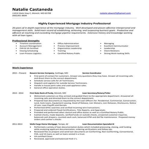 N casteneda resume