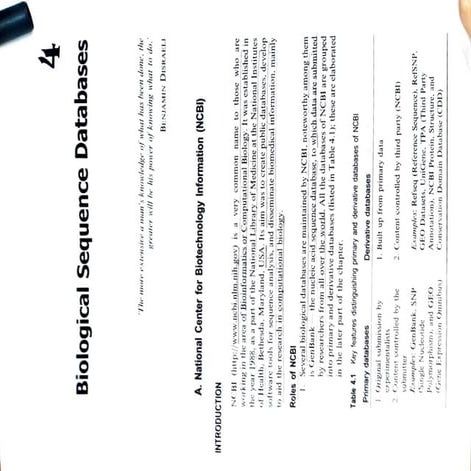 ncbi embl notes bioinformatics unit notes