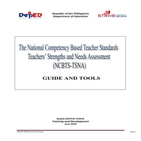 Ncbts tsna-guide-and-tools