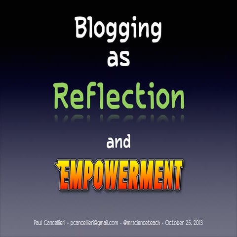 NCCAT Tech210 Blogging