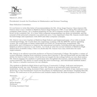 NCC Recommendation