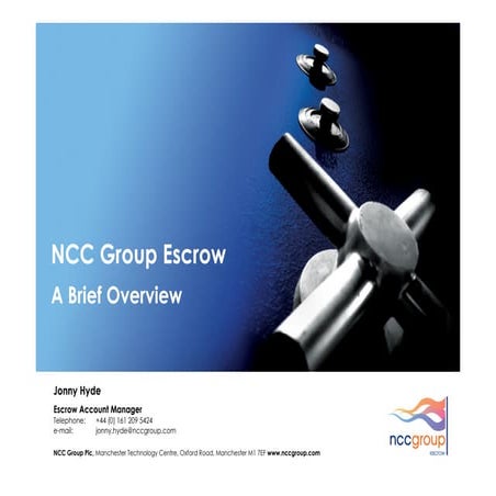 Ncc Group Escrow Overview 2010