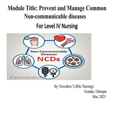 Non Communicable Diseases | PPTX
