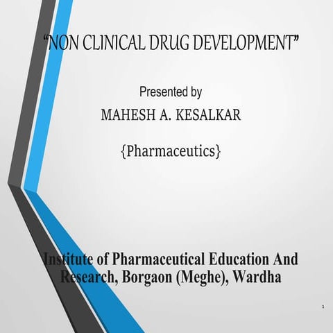 Non clinical drug development