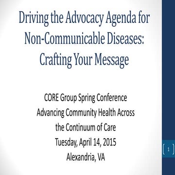 Driving the Advocacy Agenda