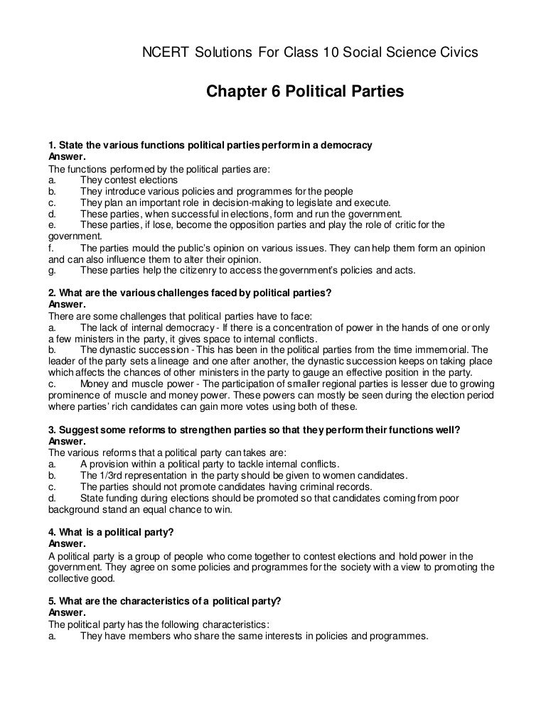 Ncert solutions-class-10-social-science-civics-chapter-6 ...