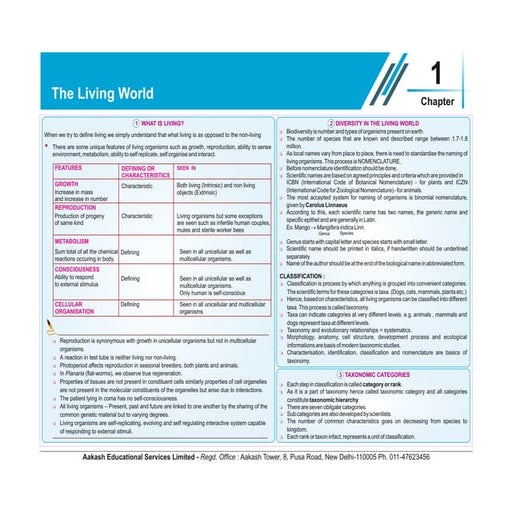 Class 11 Chapter 1 The Living World | PPTX