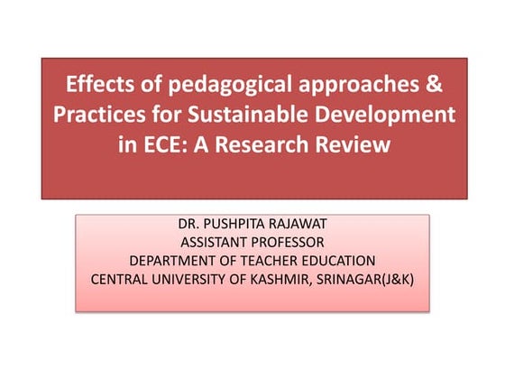 High scope model | PPTX | Daycare and Pre-School | Parenting