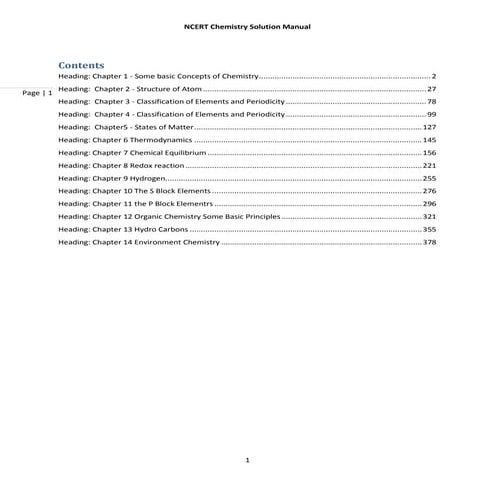 NCERT solutions for class 11th chemistry