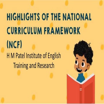 NCF 2023: National Curriculum Framework 2023