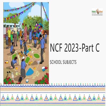 The National Curriculum Frame work document Part C