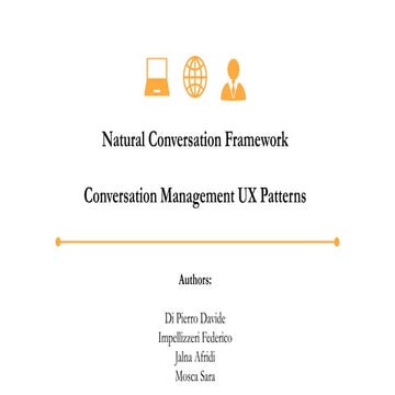 Natural Conversation Framework