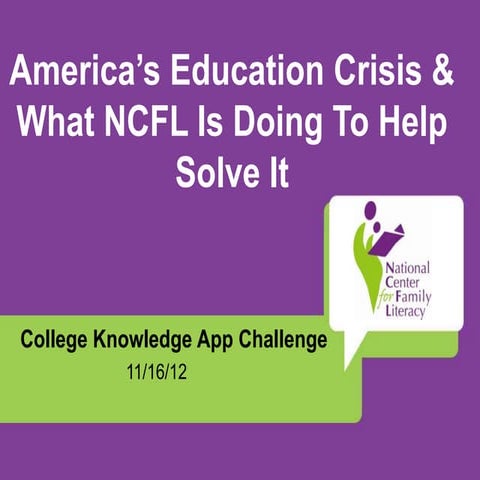 NCFL College Knowledge App