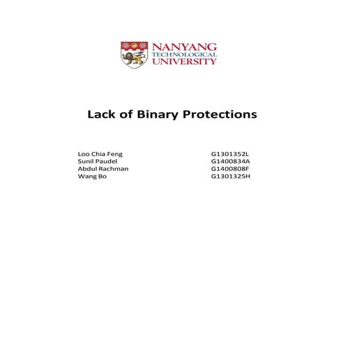 Mobile binary code - Attack Tree and Mitigation