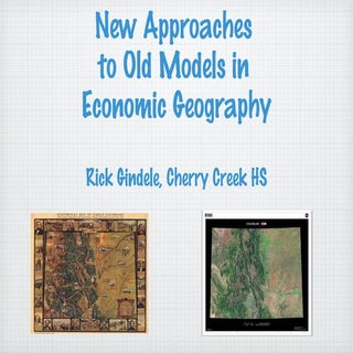 Economic Geography Rick Gindele NCG...