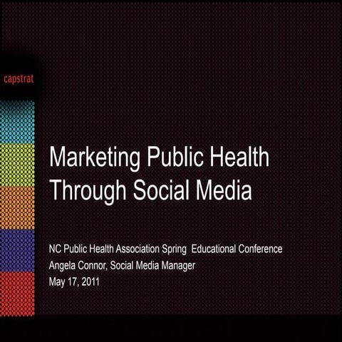 Marketing Public Health Through Social Media 