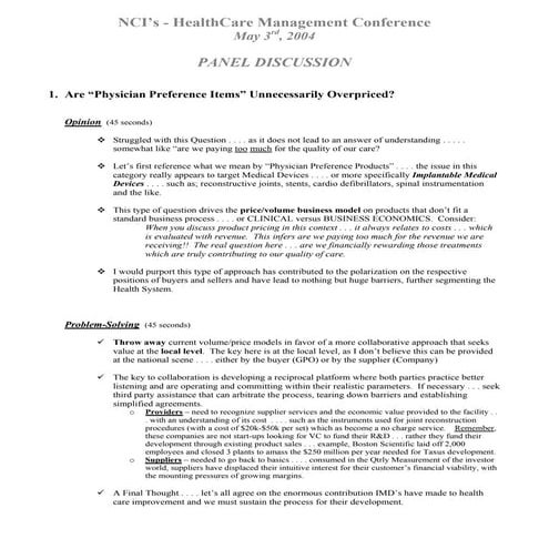 NCI 05-02-04 Panel Questions
