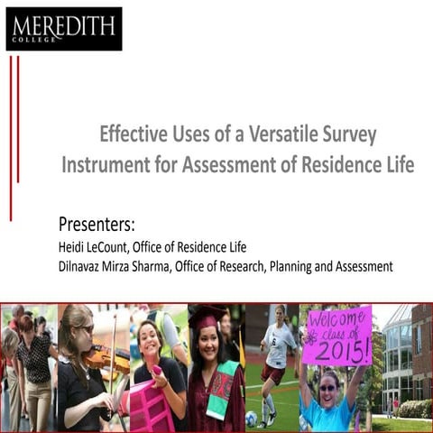 2012 NCICU Conference Presentaion