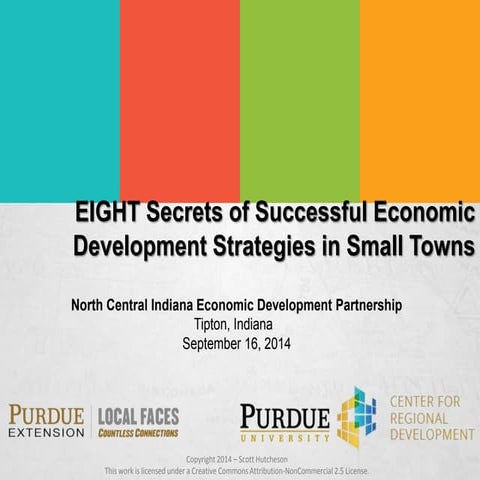 Eight Secrets of Successful Economic Development Strategies in Small Towns
