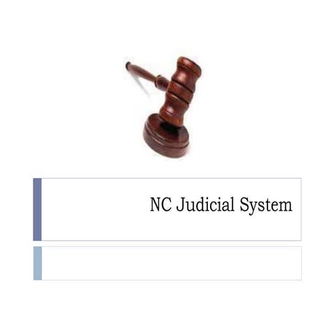Nc judicial system