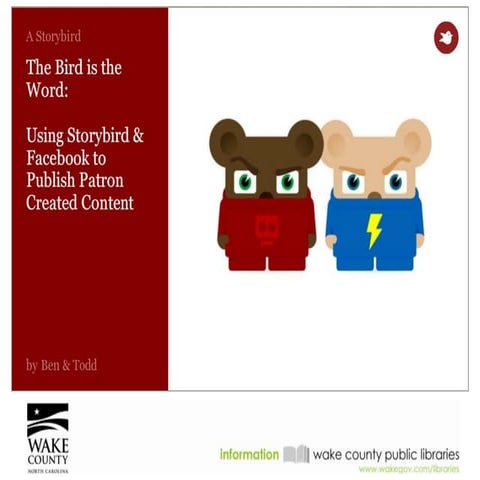 Wake County Public Libraries Storytelling Contest on Storybird