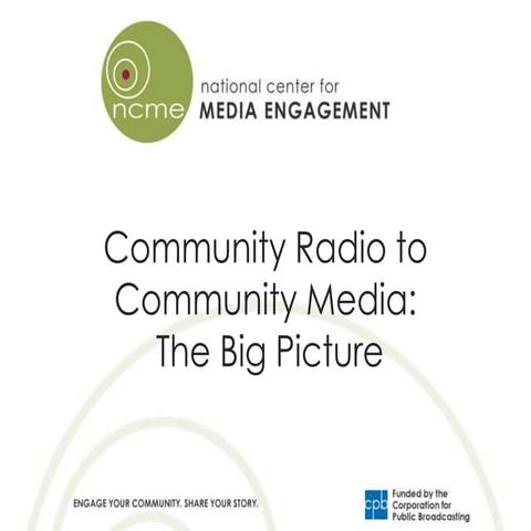 Community Radio to Community Media | PPTX | Business | Business and Finance