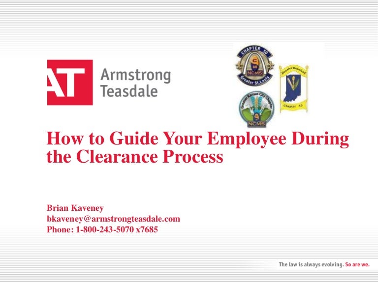 How to Guide Your Employee During the Clearance Process