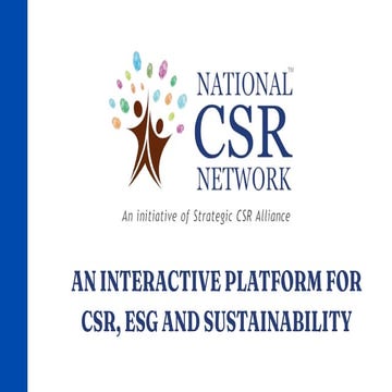 National CSR Network's_Profile Overview!