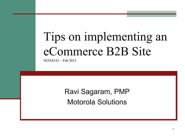 Tips on setting up an eCcommerce web site using istore