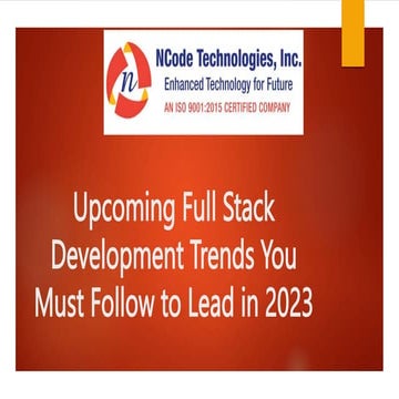 Software engineering | Full stack devlopment | PPTX