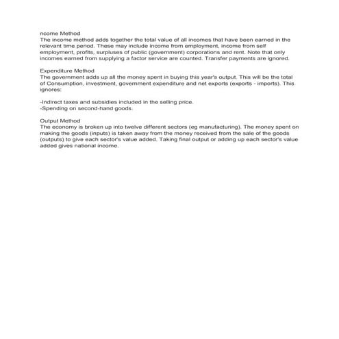 income method | DOCX