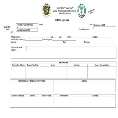 NCP-Template nursing care plan templates