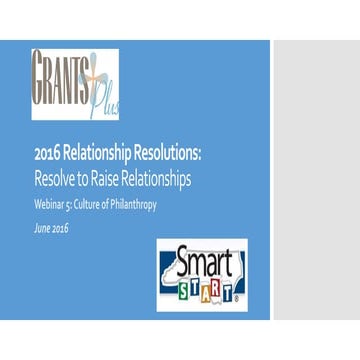 June 2016 Webinar Slides