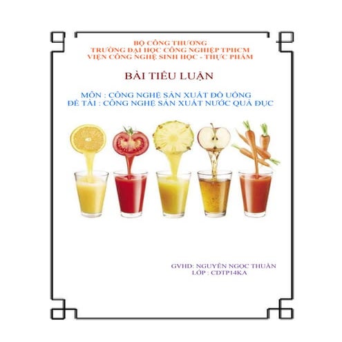 Nước ép quả đục