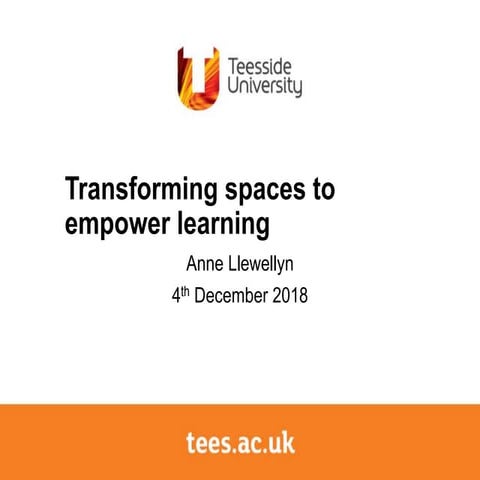 Transforming spaces to empower learning