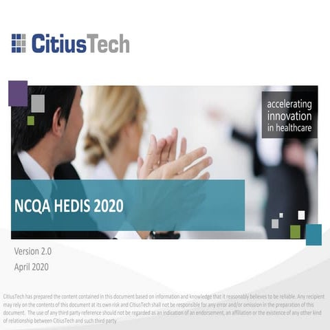 NCQA Healthcare Effectiveness Data AND iNFORMATION SET