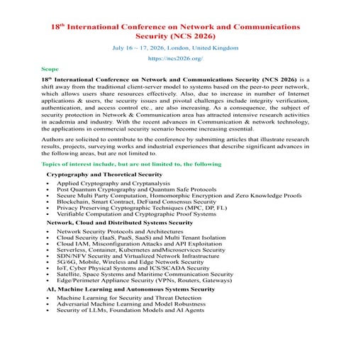 Call for Papers - 12th International Conference on Data Mining (DaMi ...