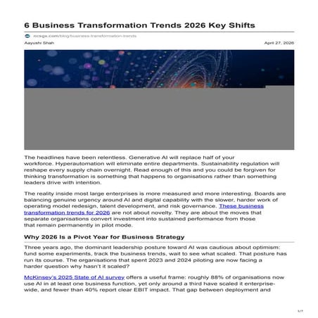 Latest Trends in AI Automation for 2026: From Workflow Automation to ...