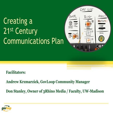 How to Create a Comprehensive Communications Plan