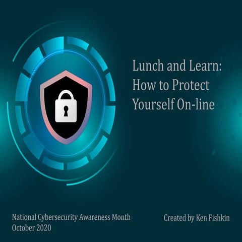 National Cybersecurity Awareness Month - Personal Security and Privacy Tips f...