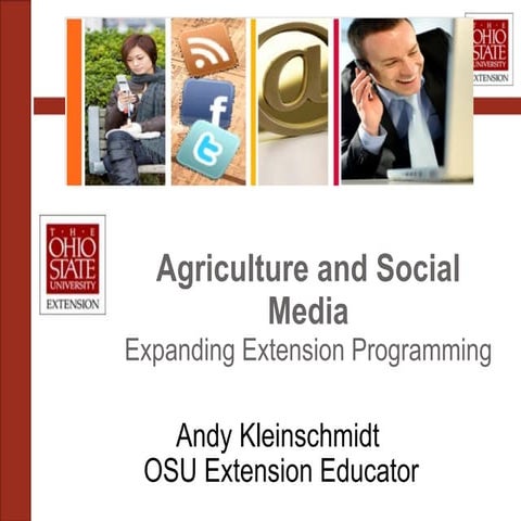 Agriculture and Social Media: Expanding Your Impact Through the Use of Blogging