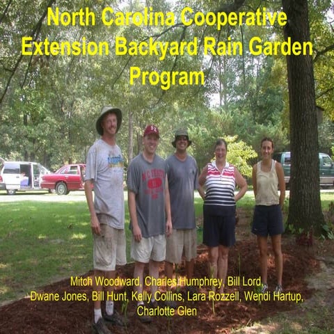 Rain gardens for homeowners