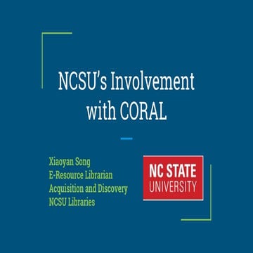 Scott Vieira presentations